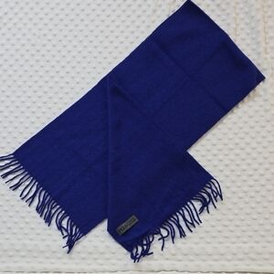 Luxurious Deep Blue Men's Scarf